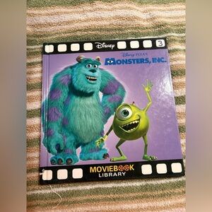 Disney Pixar Monsters Inc Moviebook Library Kids Storybook Hardcover